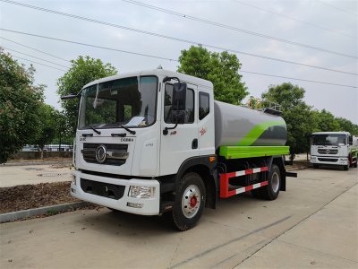 杭州用戶喜提12方灑水車(chē)，澆花、澆樹(shù)、綠化噴灑功能全